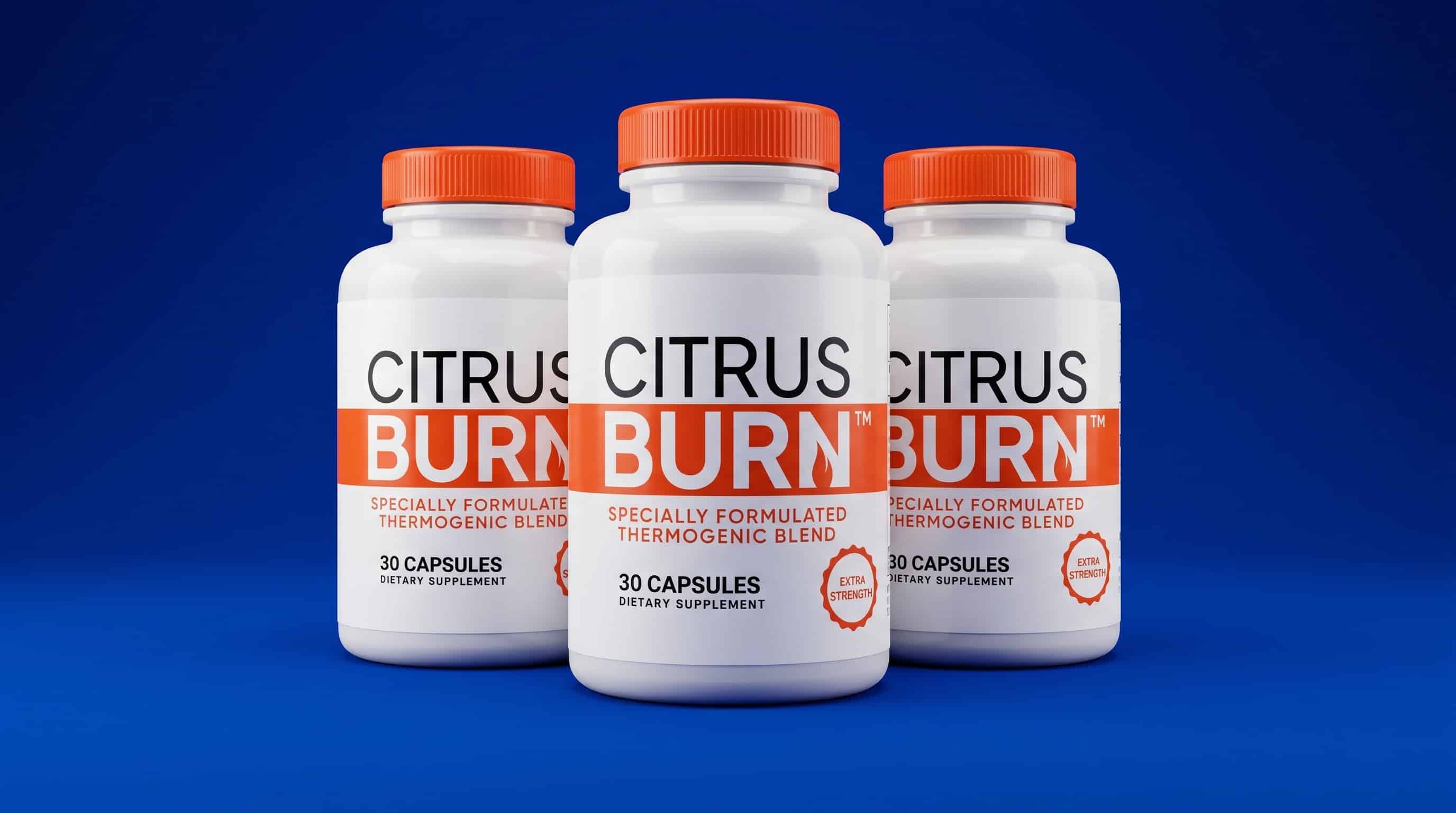 CitrusBurn supplement bottle for weight loss